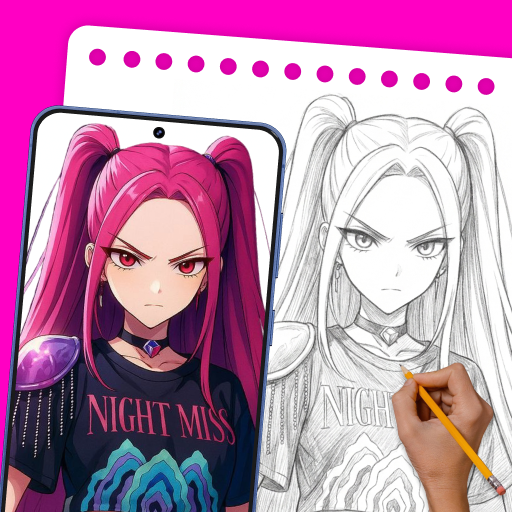 Dibujo artístico de realidad aumentada: trazar y pintar