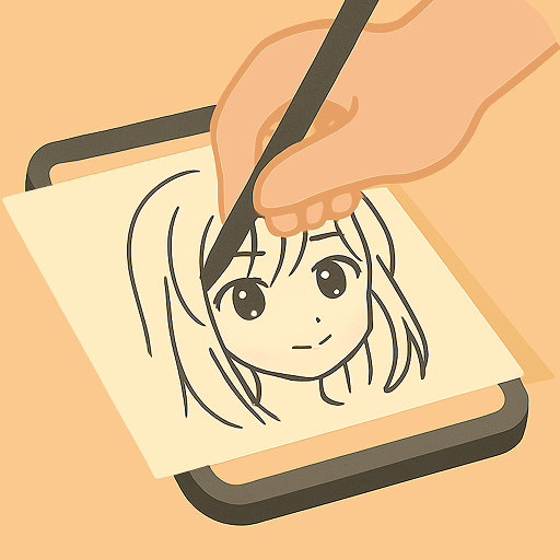 Dibujo con caja de luz - papel de calco