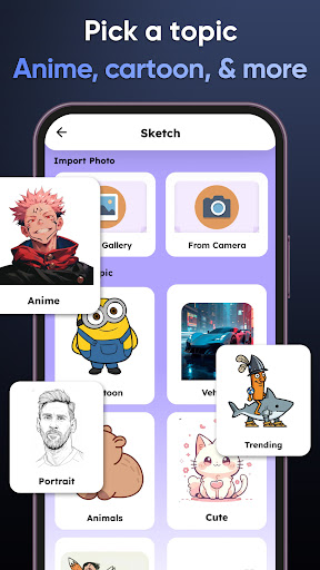 Dibujo artístico de realidad aumentada: trazar y pintar