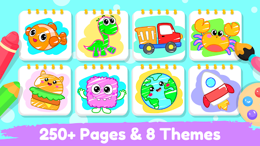 Dibujo para niños: Juego de colorear