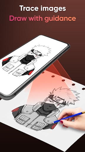 Dibujo artístico de realidad aumentada: trazar y pintar