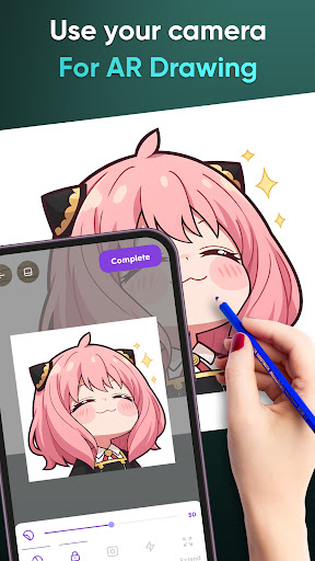 Dibujo artístico de realidad aumentada: trazar y pintar